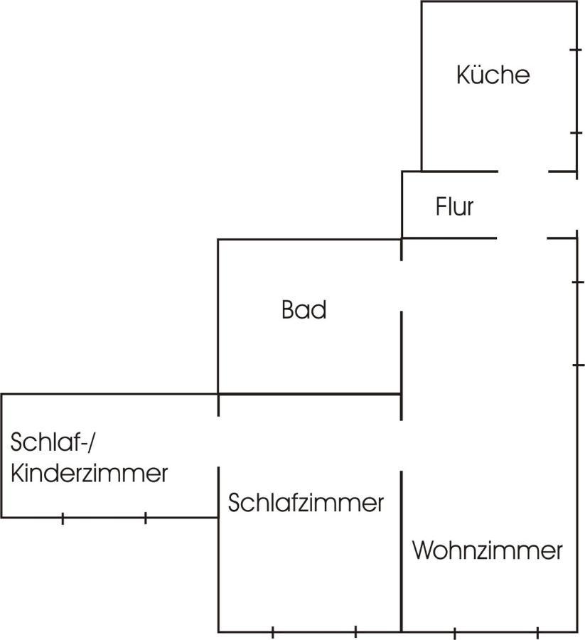 사스니츠 Kaeuzchenkuhle 아파트 외부 사진